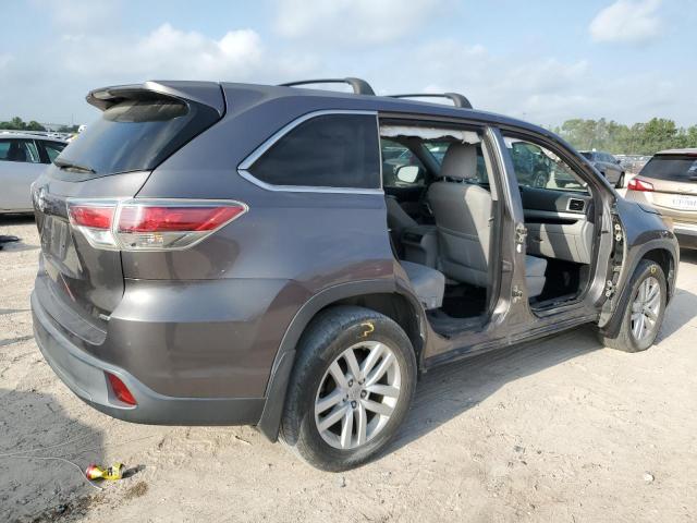  TOYOTA HIGHLANDER 2015 Gray
