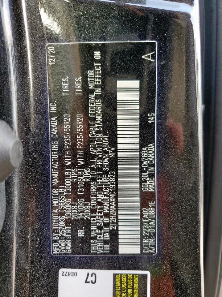 2021 Lexus Rx 350 VIN: 2T2HZMAAXMC193823 Lot: 57467815