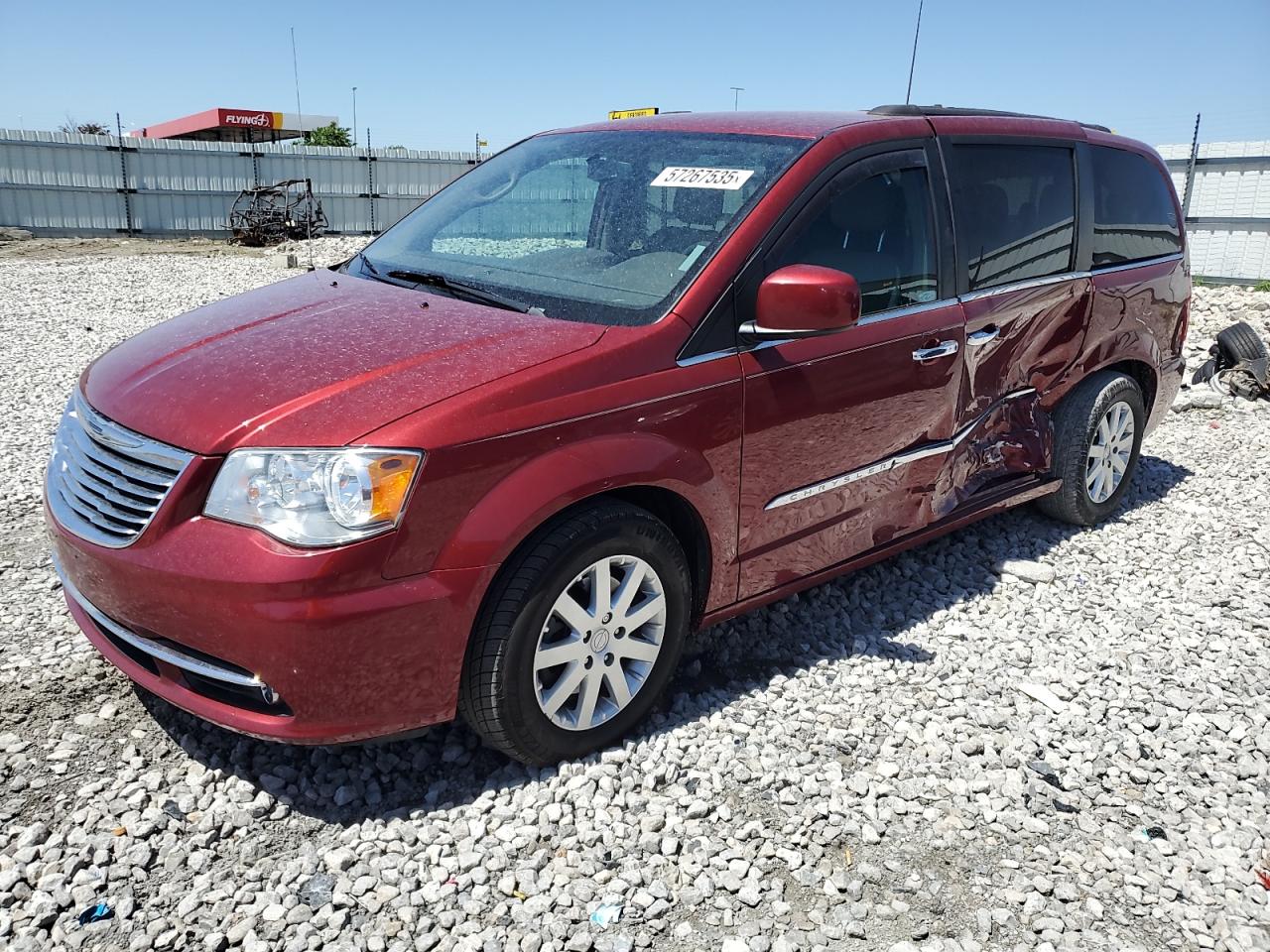 2016 Chrysler Town & Country Touring   продається в Cahokia Heights, IL - Side