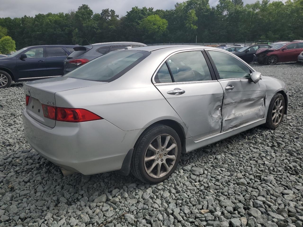 2006 Acura Tsx silver null gas JH4CL968X6C006478 photo #4