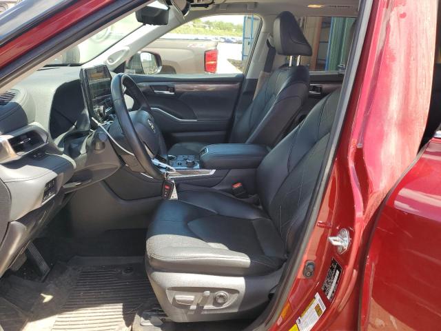  TOYOTA HIGHLANDER 2023 Red