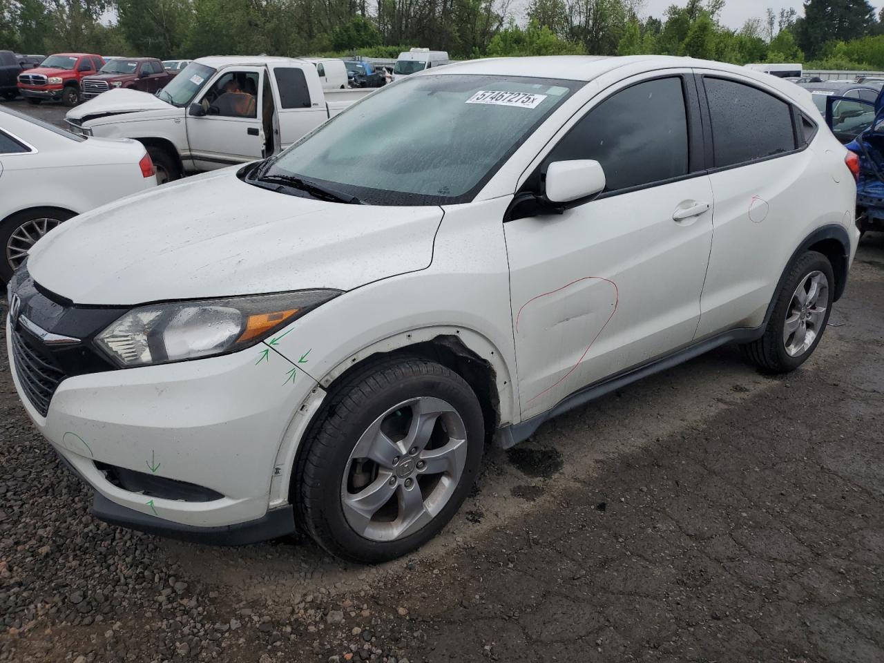 2016 Honda Hr-V Lx zu verkaufen in Portland, OR - Front End