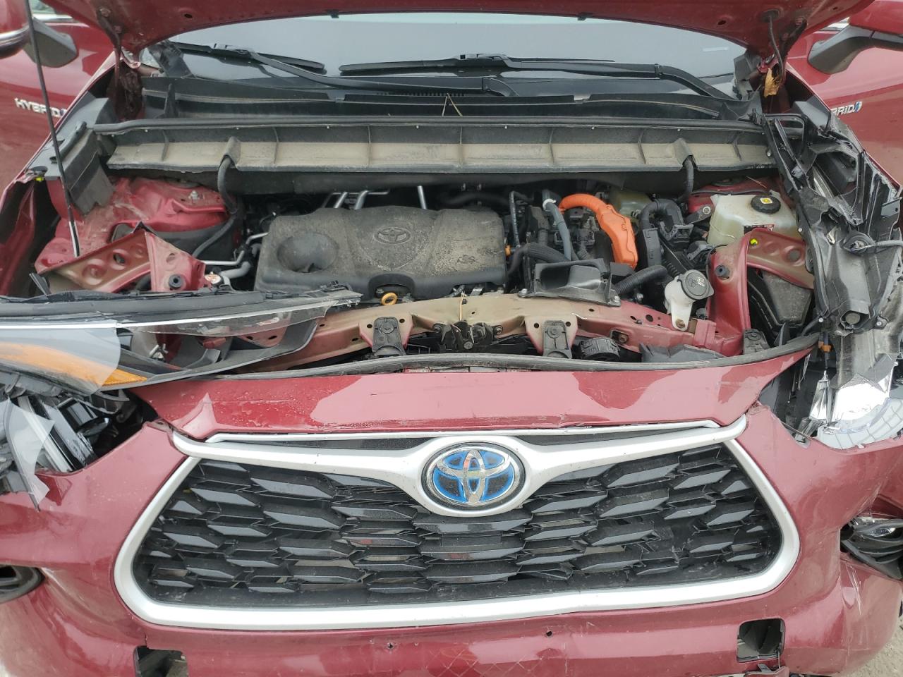 2021 Toyota Highlander Hybrid Xle VIN: 5TDGBRCH5MS063662 Lot: 55585035