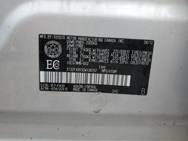 2012 TOYOTA RAV4 