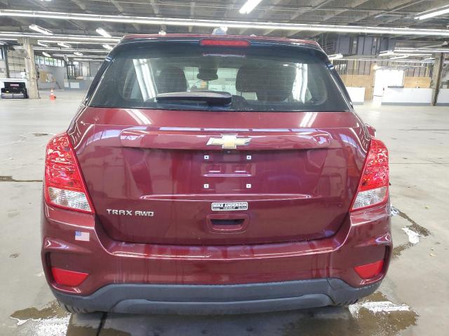 Parquets CHEVROLET TRAX 2017 Czerwony