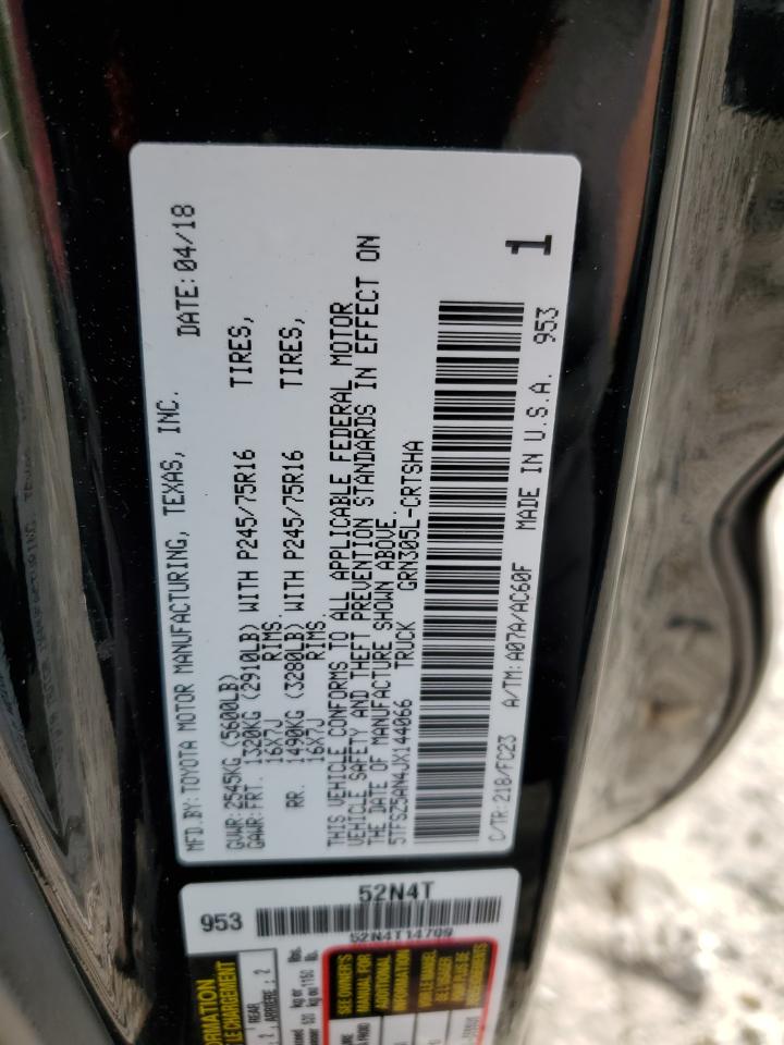 2018 Toyota Tacoma Access Cab VIN: 5TFSZ5AN4JX144066 Lot: 56907855