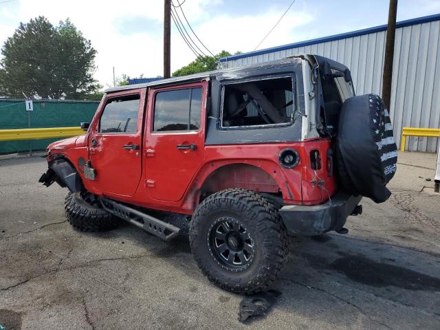 Parquets JEEP WRANGLER 2014 Czerwony