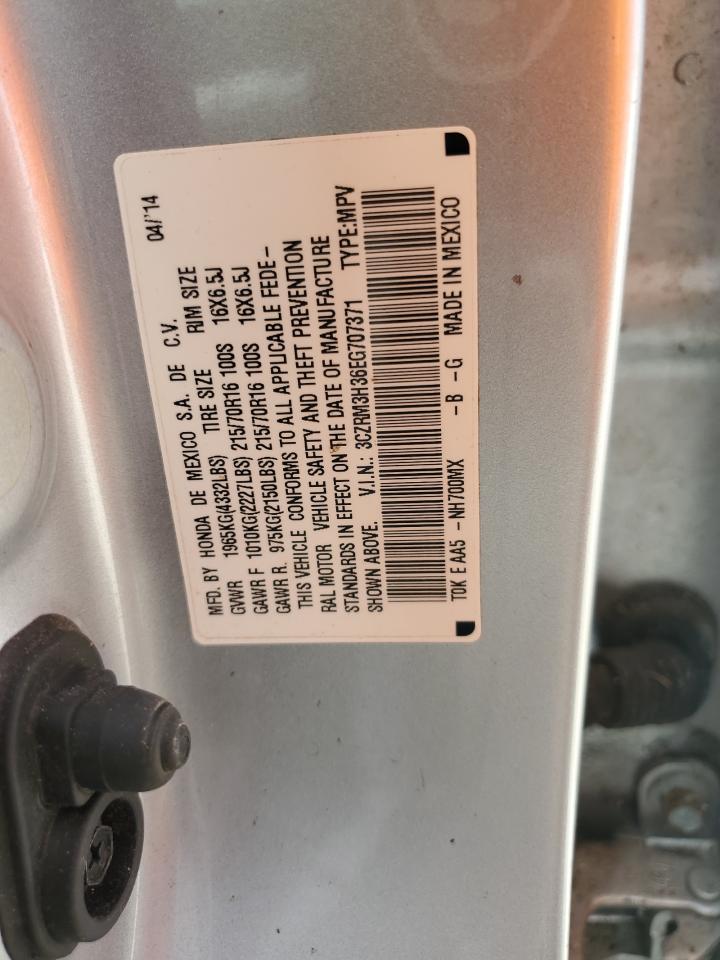 2017 Honda Cr-V Lx VIN: 3CZRM3H36EG707371 Lot: 58030285