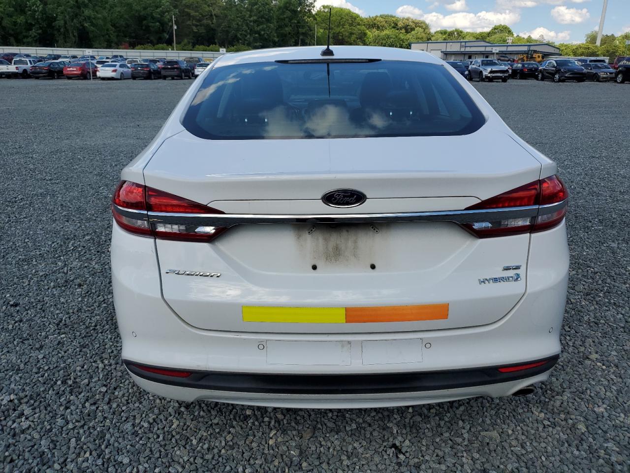 2018 Ford Fusion Se Hybrid VIN: 3FA6P0LU1JR171917 Lot: 54028175