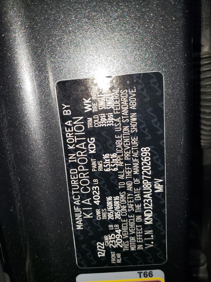 2023 Kia Soul Lx VIN: KNDJ23AU8P7202698 Lot: 57716265
