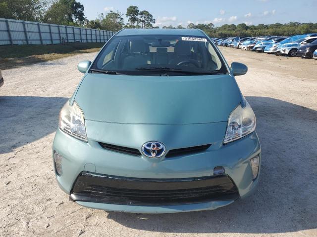 Хэтчбеки TOYOTA PRIUS 2015 Темно-бирюзовый
