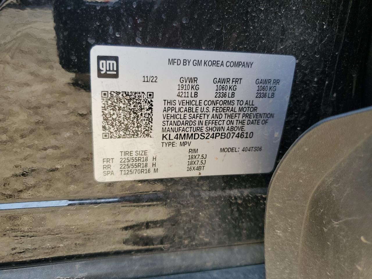 2023 Buick Encore Gx Select VIN: KL4MMDS24PB074610 Lot: 56733675