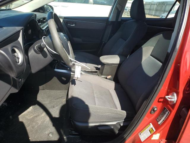  TOYOTA COROLLA 2018 Czerwony