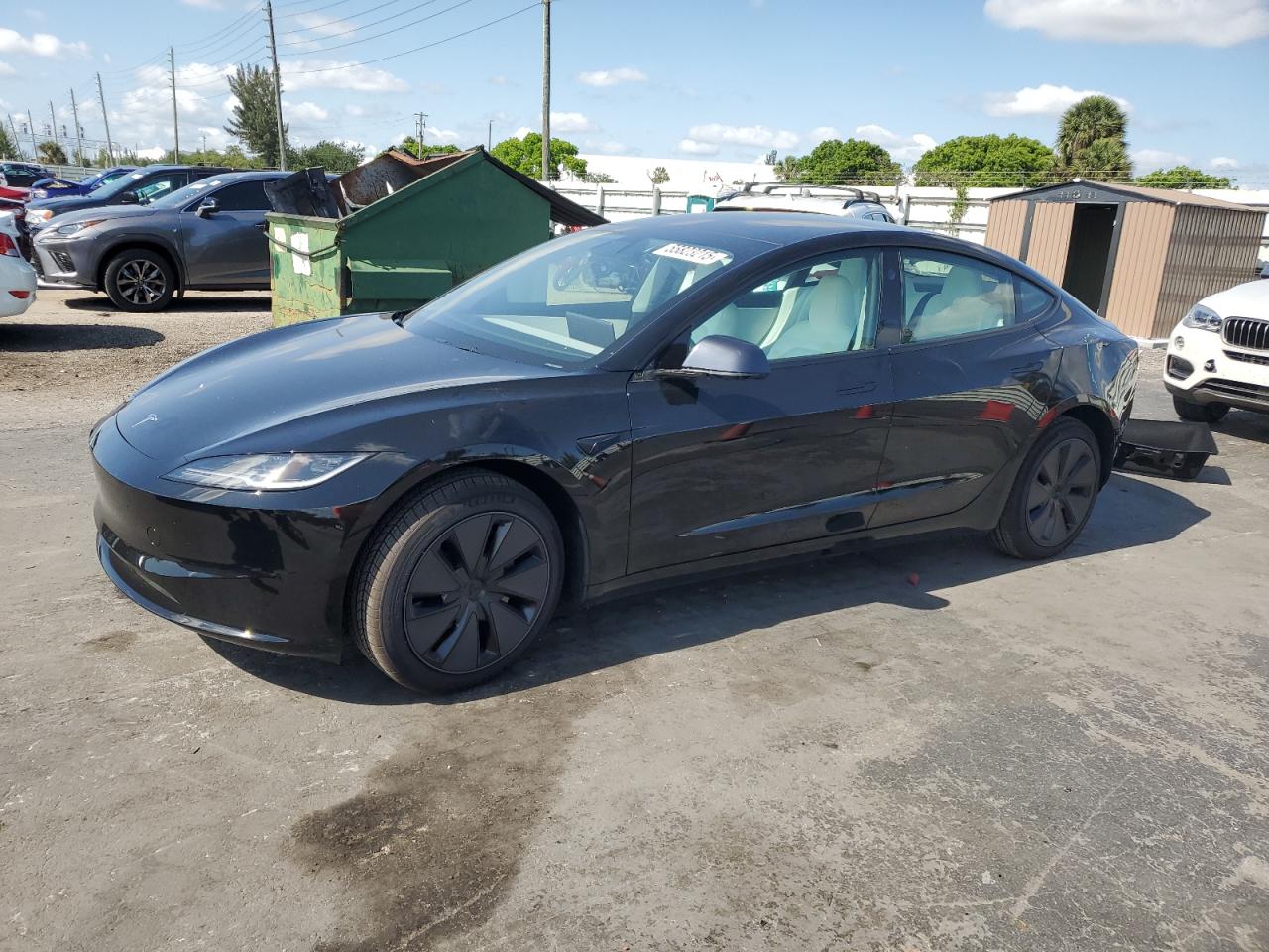 Sale history of 2025 Tesla Model 3, VIN: 5YJ3E1EAXSF934676 COPART