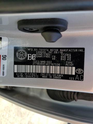 2019 TOYOTA COROLLA L