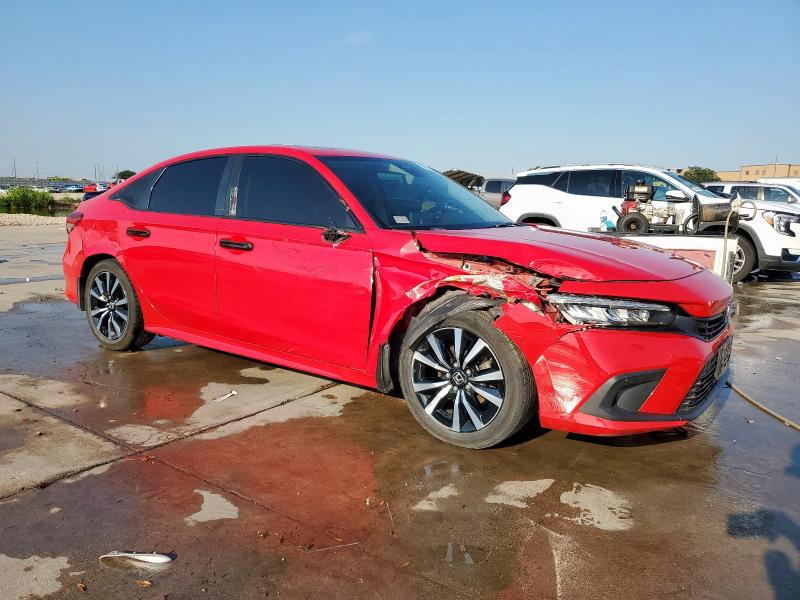  HONDA CIVIC 2022 Czerwony