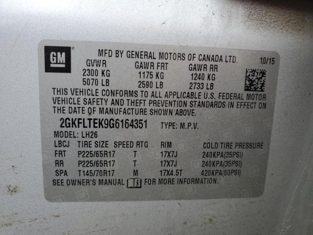2016 GMC TERRAIN SLE  