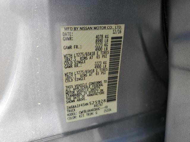2017 NISSAN TITAN XD SL
