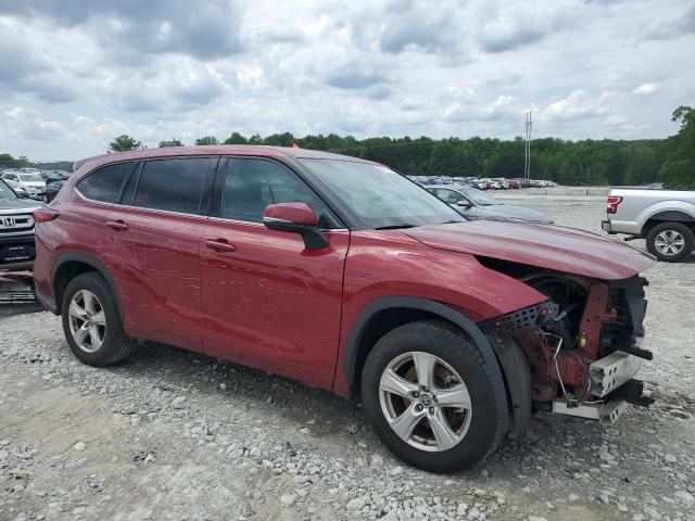  TOYOTA HIGHLANDER 2020 Red