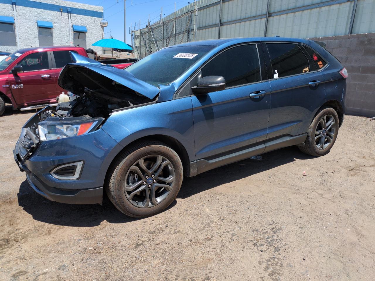 2018 Ford Edge Sel en Venta en Albuquerque, NM - Front End