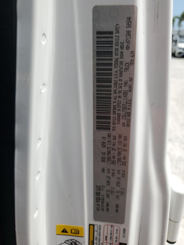 1C6JJTBG7LL114391 JEEP GLADIATOR 2020