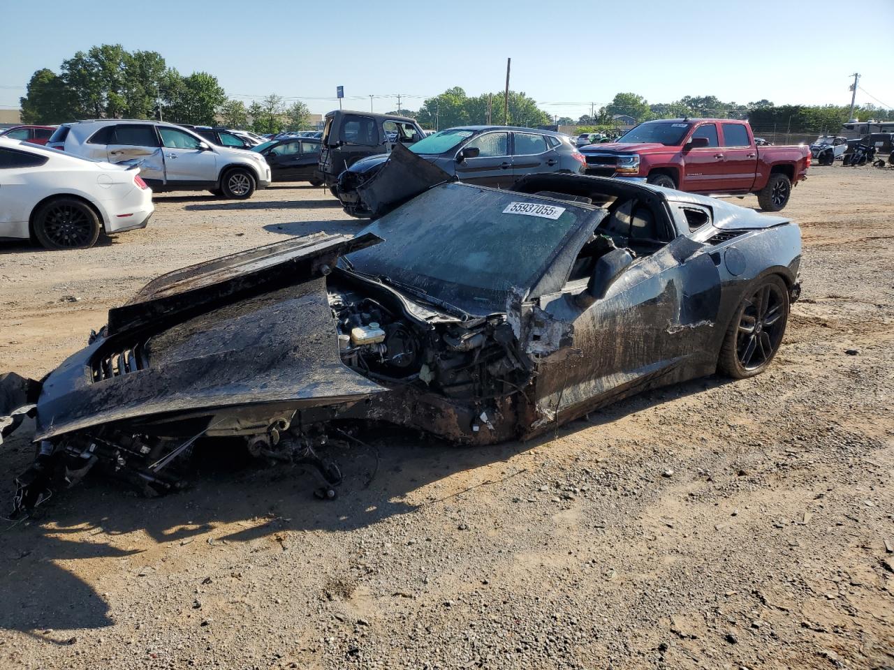 2015 Chevrolet Corvette Stingray Z51 2Lt en Venta en Tanner, AL - All Over