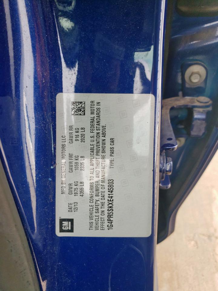 2014 Buick Verano Convenience VIN: 1G4PR5SKXE4145803 Lot: 57213705