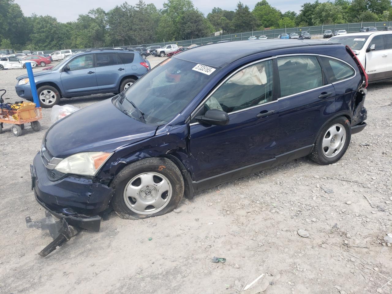 2010 Honda Cr-V Lx იყიდება Madisonville-ში, TN - All Over