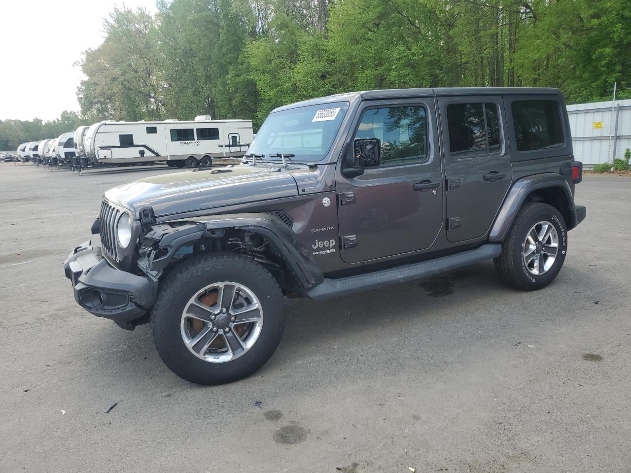 2019 Jeep Wrangler Unlimited Sahara na sprzedaż w Glassboro, NJ - Front End