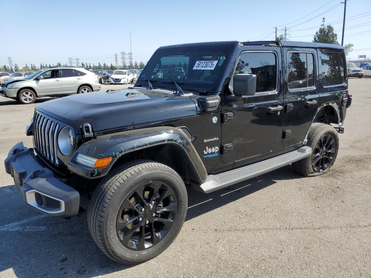 2021 Jeep Wrangler Unlimited Sahara 4Xe for Sale in Rancho Cucamonga, CA - Rear End