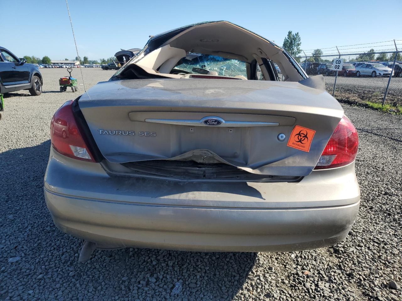 2003 Ford Taurus Ses VIN: 1FAFP55283G231372 Lot: 58966445