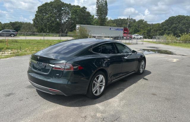 Hatchbacks TESLA MODEL S 2014 Zielony