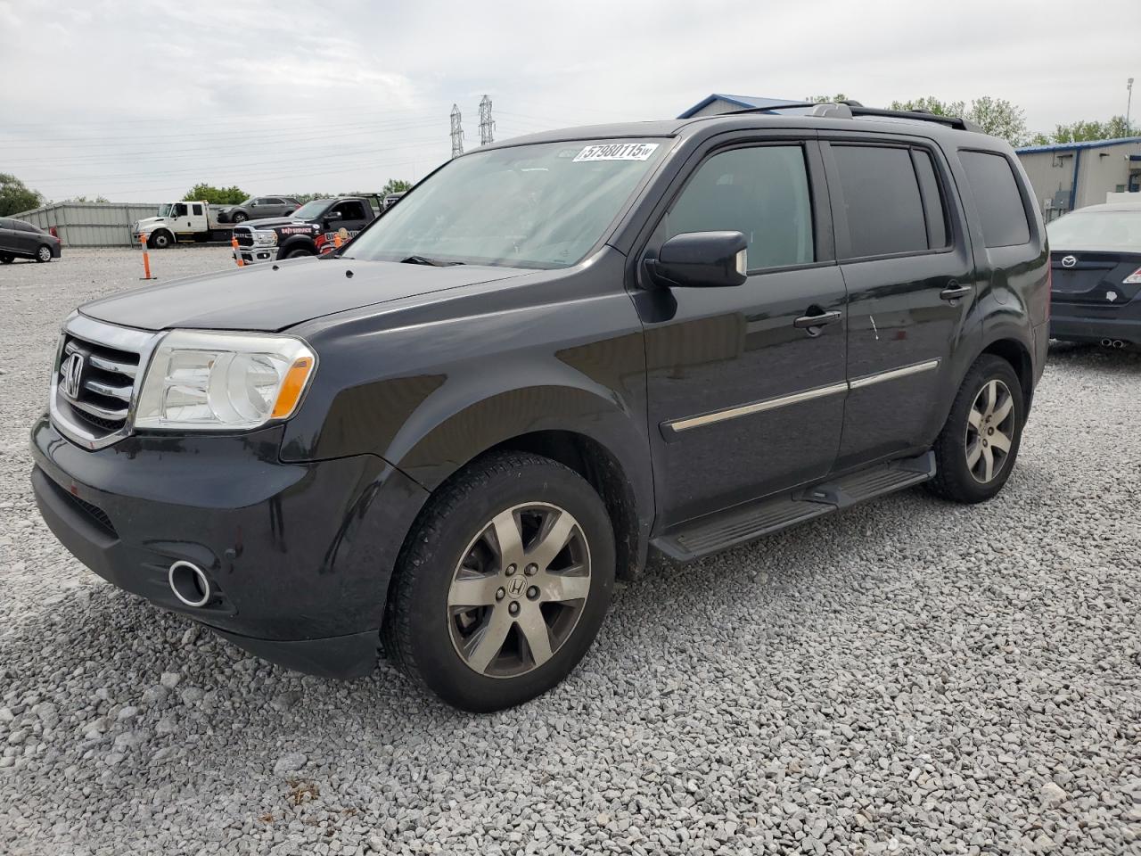 2013 Honda Pilot Touring en Venta en Barberton, OH - Minor Dent/Scratches