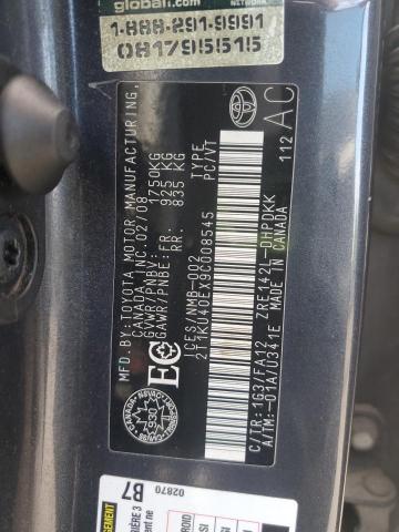 2009 TOYOTA COROLLA MATRIX 