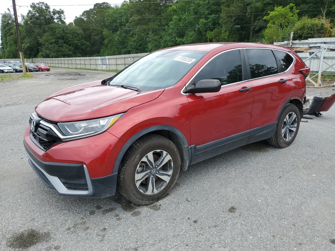 2020 Honda Cr-V Lx en Venta en Savannah, GA - Rear End