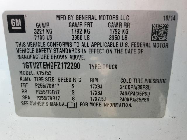 2015 GMC SIERRA K1500  