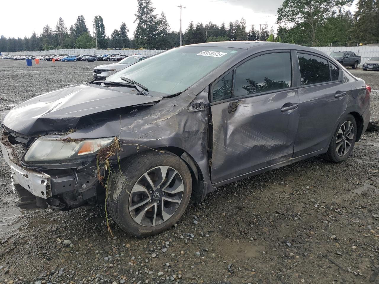 2015 Honda Civic Ex zu verkaufen in Graham, WA - Front End