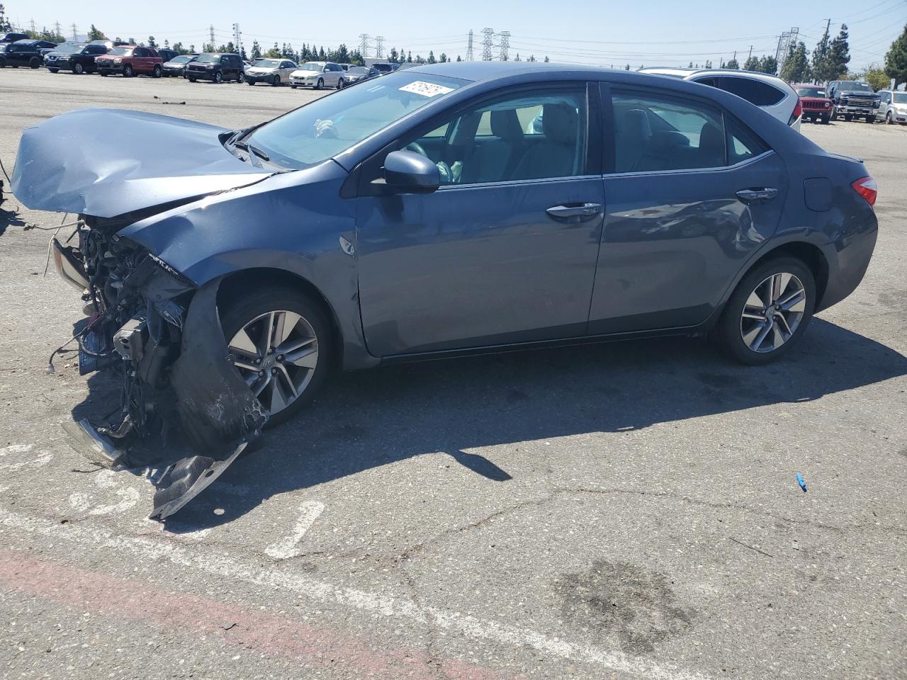 2015 Toyota Corolla Eco de vânzare în Rancho Cucamonga, CA - Front End