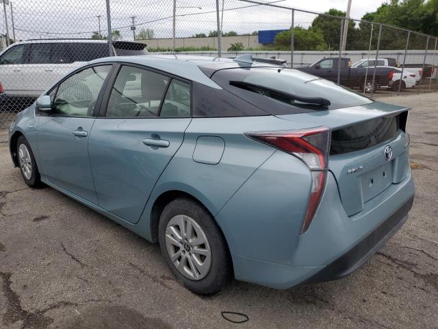  TOYOTA PRIUS 2016 Teal
