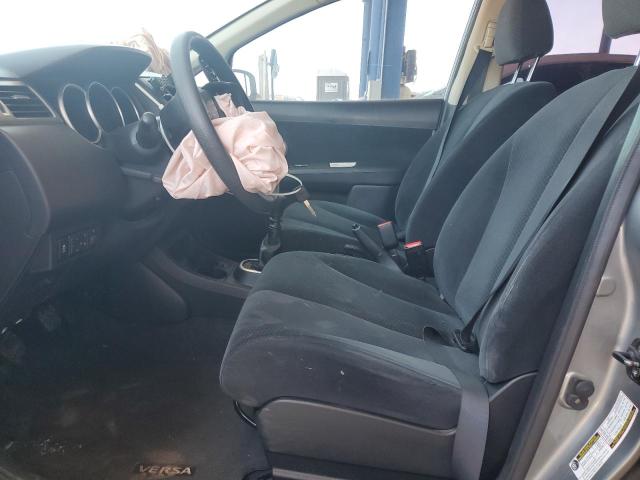  NISSAN VERSA 2012 Сріблястий