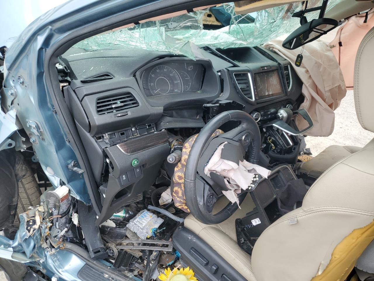 2015 Honda Cr-V Exl VIN: 2HKRM4H74FH691744 Lot: 56750735