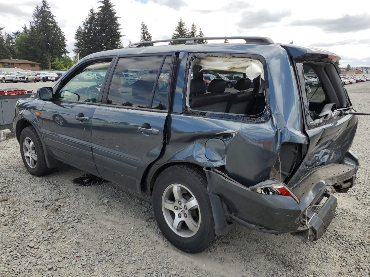 2006 Honda Pilot Ex VIN: 5FNYF28576B024206 Lot: 56974025