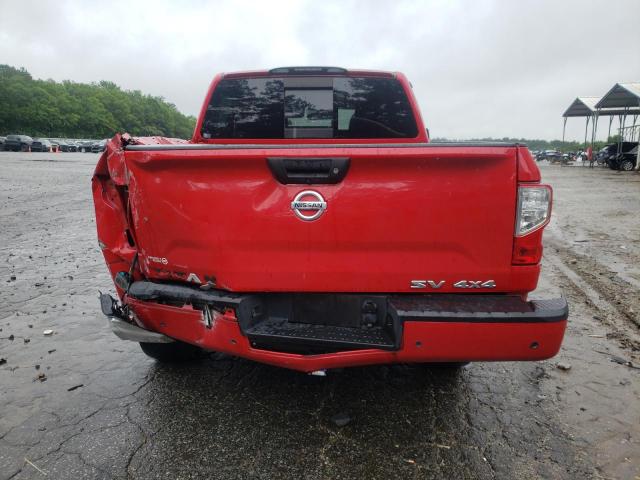  NISSAN TITAN 2020 Czerwony