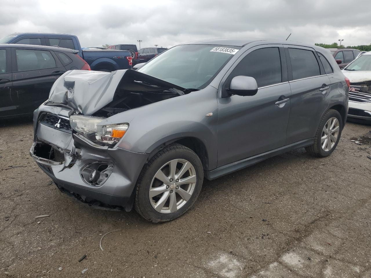 2013 Mitsubishi Outlander Sport Se for Sale in Indianapolis, IN - Front End