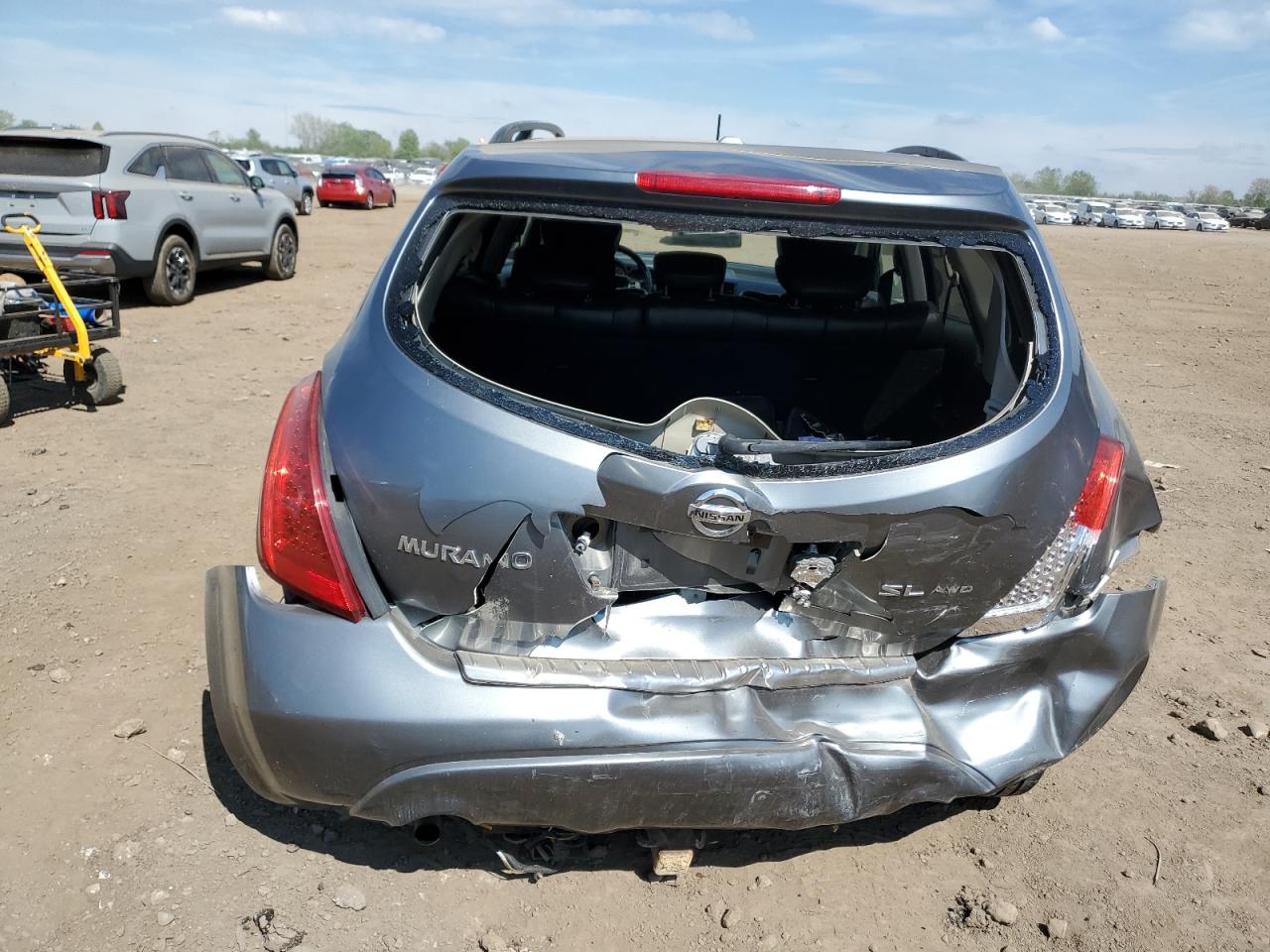 2007 Nissan Murano Sl VIN: JN8AZ08W47W622728 Lot: 56870765