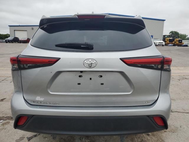 TOYOTA HIGHLANDER 2022 Серебристый