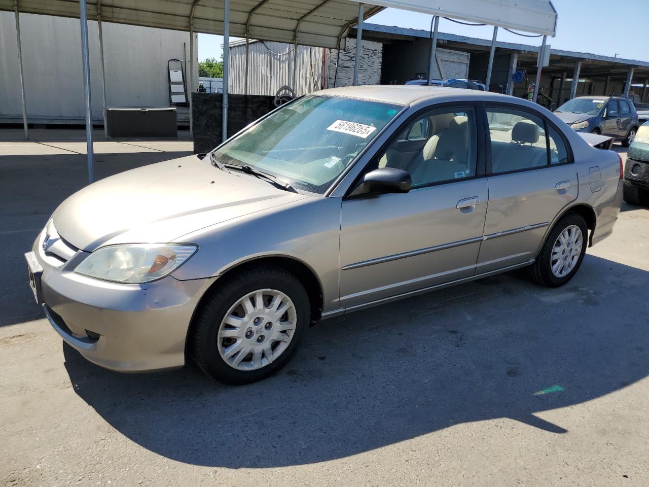 2005 Honda Civic Lx for Sale in Fresno, CA - Rear End