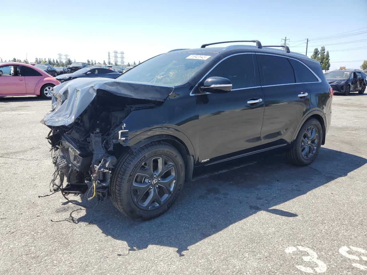 2016 Kia Sorento Sx იყიდება Rancho Cucamonga-ში, CA - Front End