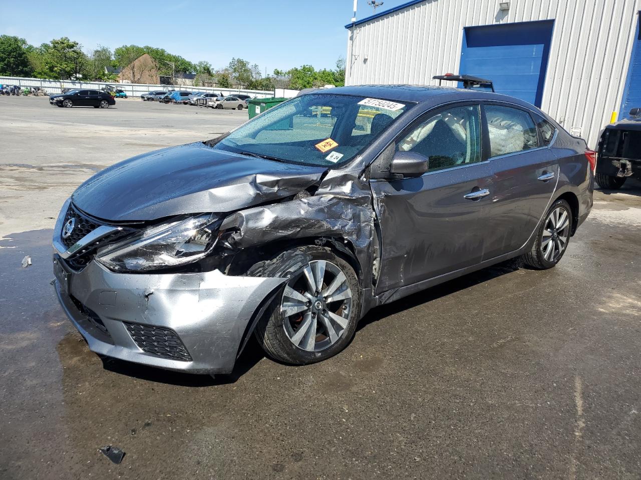 2019 Nissan Sentra S en Venta en Glassboro, NJ - Front End