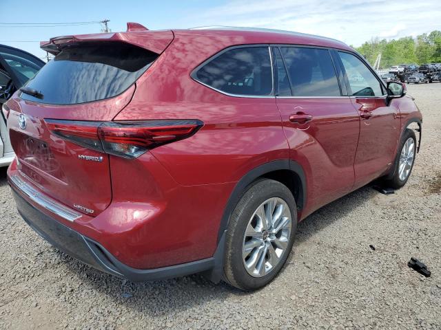  TOYOTA HIGHLANDER 2023 Czerwony